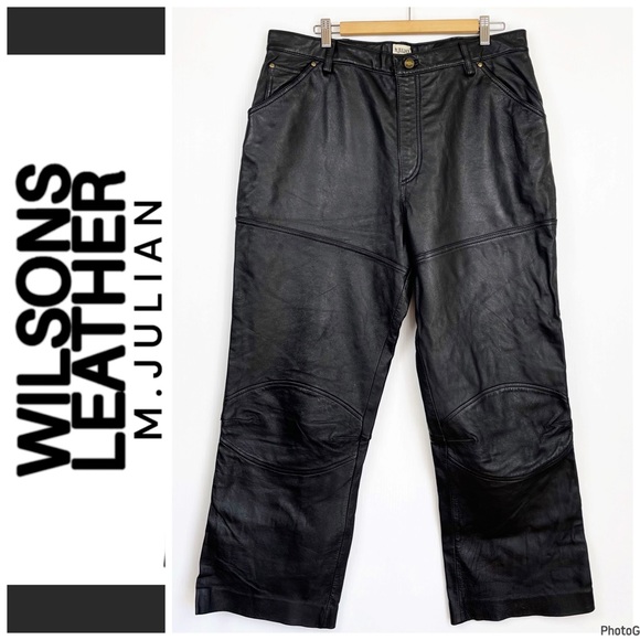 Wilsons Leather Pants Wilsons Leather M Julian Vintage Black 0